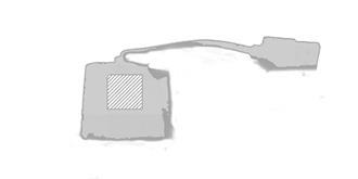 Port USB 1 type-C 2 USB bambou Normant - Marquage Recto