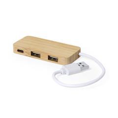 OBG PUB - Port USB 1 type-C 2 USB bambou Normant