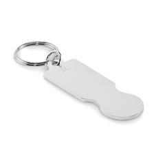 OBG PUB - Porte-clés en aluminium avec jeton Raya