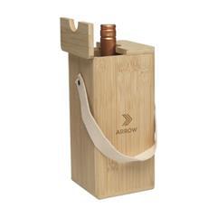 OBG PUB - Rafraîchisseur à vin robuste en bambou et coton Dy