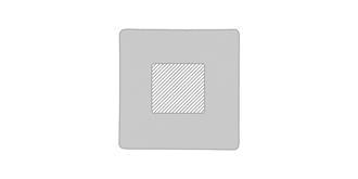 Magnet pratique en carton recyclé Dasein - Marquage Recto