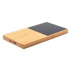 OBG PUB - Chauffe-tasses en bambou avec chargeur Jurax