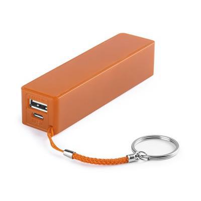 OBG.PUB - Power-bank de 2000 mAh avec porte-clés Bibou Orange Power-bank de 2000 mAh avec porte-clés Bibou Orange