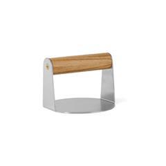 OBG PUB - Presse à hamburger en acier et en bois Picame