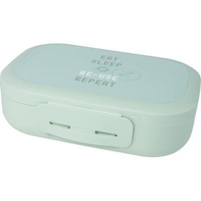 Boîte à lunch avec clip bio en plastique Amazou