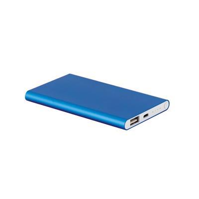 OBG.PUB - Batterie portable de 4000 mAh en aluminium Carmet Bleu Batterie portable de 4000 mAh en aluminium Carmet Bleu