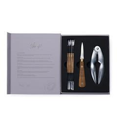 OBG PUB - Set d'outils pour fruits de mer en acier inox Pati