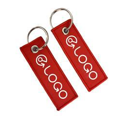 OBG PUB - Petit porte-clés 90x30mm en tissu Misew