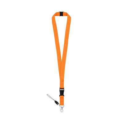 OBG.PUB - Lanyard en polyester avec mousqueton métal Murra Orange Lanyard en polyester avec mousqueton métal Murra Orange