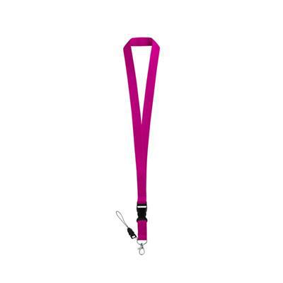 Lanyard en polyester avec mousqueston Anquelis