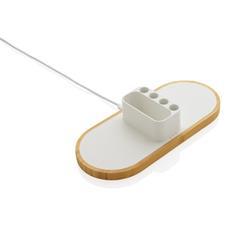 OBG PUB - Chargeur 10W en plastique et bambou Vilnius