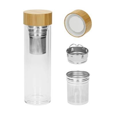 OBG.PUB - Bouteille en verre avec filtre à thé intégré Marco Bouteille en verre avec filtre à thé intégré Marco