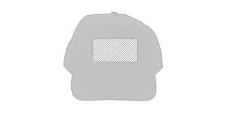 Casquette avec cinq panneaux en Polyester Krocs - Marquage Recto