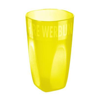 Gobelet pratique réutilisable incassable 400ml Eno Jaune