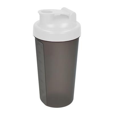 Gourde de sport Shaker en plastique 700 ml Malia Blanc / Gris