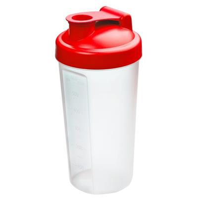 Gourde de sport Shaker en plastique 700 ml Malia Rouge