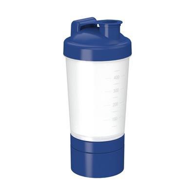 OBG.PUB - Shaker modulaire avec graduations 400ml Vaiton Bleu roi Shaker modulaire avec graduations 400ml Vaiton Bleu roi