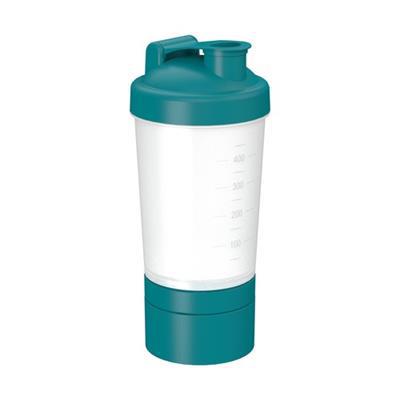 OBG.PUB - Shaker modulaire avec graduations 400ml Vaiton Turquoise Shaker modulaire avec graduations 400ml Vaiton Turquoise