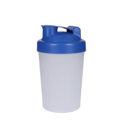 Shaker transparent avec graduation en relief Nitou Bleu roi