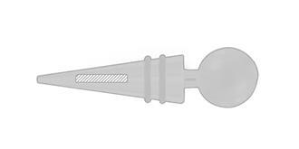 Set à vin avec 4 pièces sous boîte en liège Moreti - Impression sur bouchon