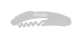 Set à vin avec 4 pièces sous boîte en liège Moreti - Marquage Recto