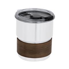 OBG PUB - Verre 250ml en acier inox et bois sophistiqué Josh