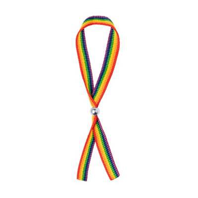 Bracelet Rainbow multicolore en polyester Bardock Multicouleur