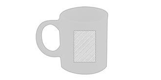 Tasse Lutin Céramique de couleur Blanc - Impression Droite