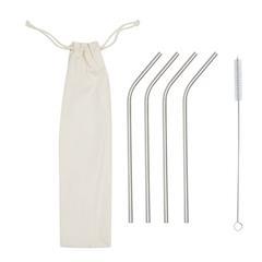 OBG PUB - Set de paille avec brosse de nettoyage Michigan