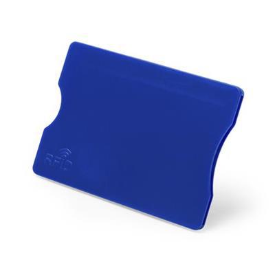 Porte-Cartes lisses en plastique Randy Bleu