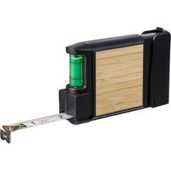 OBG PUB - Mètre-ruban 3m en ABS avec niveau à bulle Jeyah