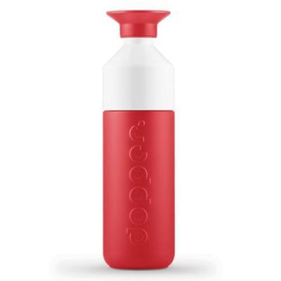 OBG.PUB - Bouteille 580ml bicolore en acier inoxydable Polka Corail Bouteille 580ml bicolore en acier inoxydable Polka Corail