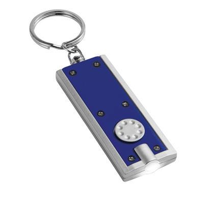 OBG.PUB - Porte-clés LED moderne en plastique Niho Bleu Porte-clés LED moderne en plastique Niho Bleu