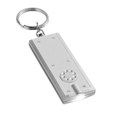 OBG.PUB - Porte-clés LED moderne en plastique Niho Gris Porte-clés LED moderne en plastique Niho Gris