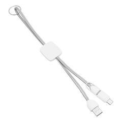 OBG PUB - Câble de chargement en polyester avec 2 prises Mel