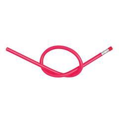 OBG PUB - Crayon à papier flexible avec gomme en PVC Dokrimo