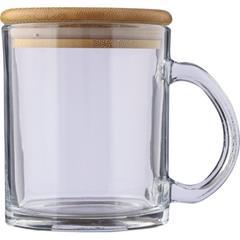 OBG PUB - Mug en verre recyclé et bambou de 300 ml Young