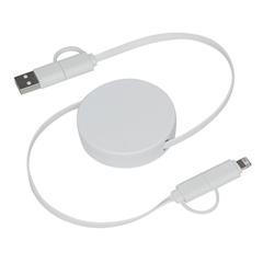 OBG PUB - Câble de charge et de transfert enroulable Rastech