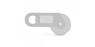 Couteau à pizza avec option ouvre-bouteille Cutzza - Marquage Recto