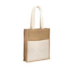 OBG PUB - Sac en toile de jute de couleur naturel Bragie