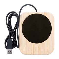 OBG PUB - Chauffe-tasse USB dans un boîtier en bambou Odom