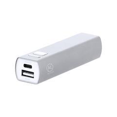 OBG PUB - Power bank 2600 mAh en aluminium recyclé Ruben