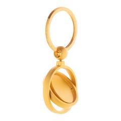 OBG PUB - Porte-clés élégant en métal finition dorée Sidea