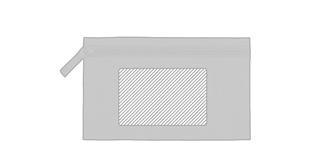 Nécessaire en matière coton recyclé Hagard - Marquage Recto