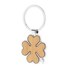 OBG PUB - Porte-clés en métal en forme de trèfle Cowboy
