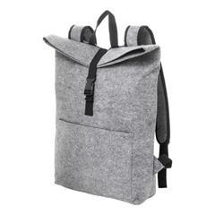 OBG PUB - Sac à dos de couleur gris en feutrine RPET Ramono