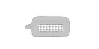 Trousse de toilette en 300D de haute densité Kervi - Marquage Recto