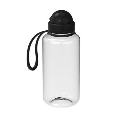 Gourde 700 ml pour enfant avec bandoulière Juny Noir