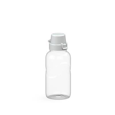 Gourde claire-transparente 500ml en plastique Mélo Transparent / Blanc