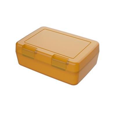 Boîte à déjeuner réutilisable en plastique Cécile Orange brûlée